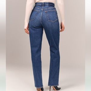 Abercrombie curve love 90s straight high rise jeans